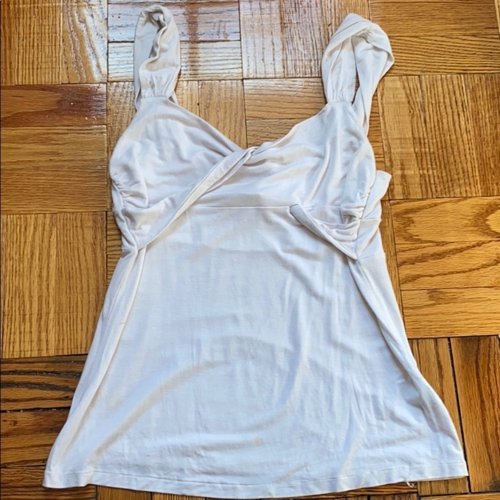 2 for $15 Armani Exchange white tank top size: L